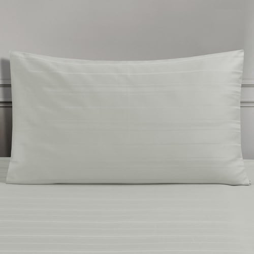 طقم شرشف سرير كانون فندقي قطن قطعتين مفرد ونص - رم...