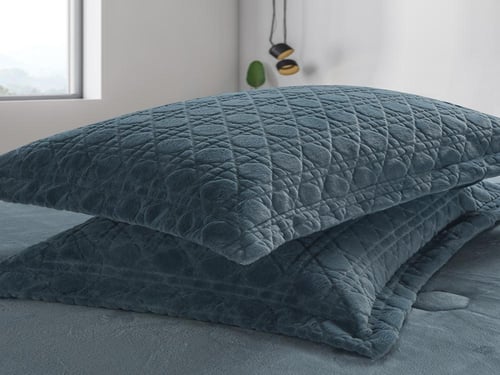 مفرش سرير شتوي كانون فلانيل مخمل طقم مزدوج 6 قطع -...