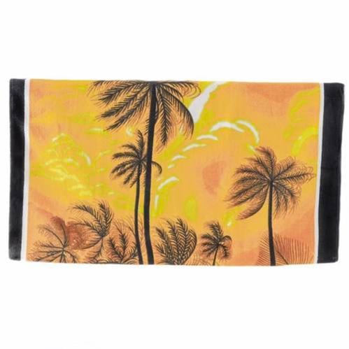 منشفة استحمام كانون مشجرة بالنخيل قطن مقاس 150x75