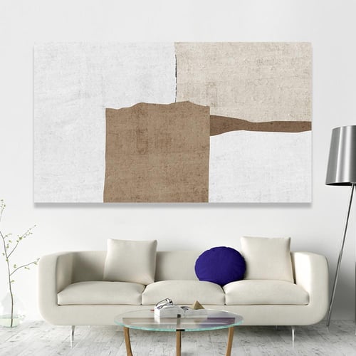 لوحة جدارية تجريدية بتصميم مودرن