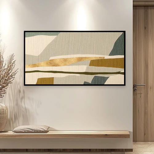 لوحة جدارية تجريدية بتصميم مودرن