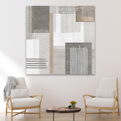 لوحة جدارية فن تجريدي مودرن