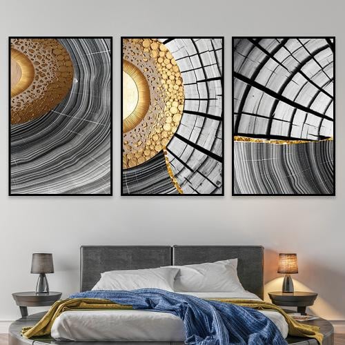 طقم من 3 لوحات بتصميم مودرن