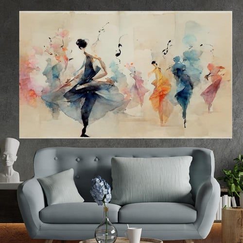 لوحة جدارية فنية ، بتصميم مودرن