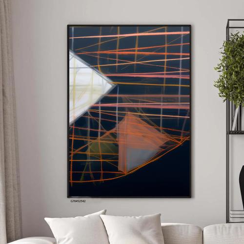 Abstract art wall panel