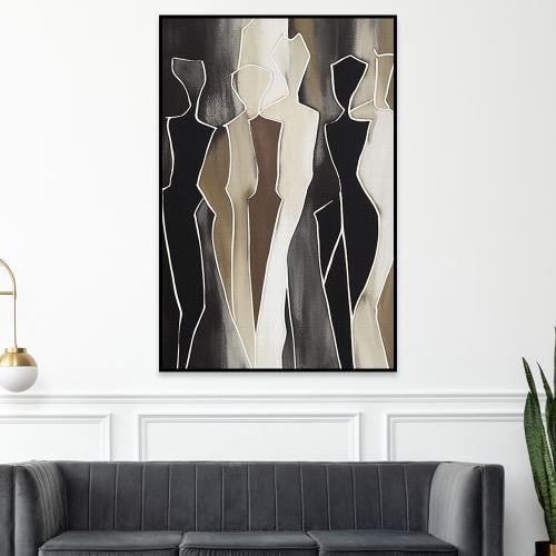 لوحة جدارية فن تجريدي مودرن 2