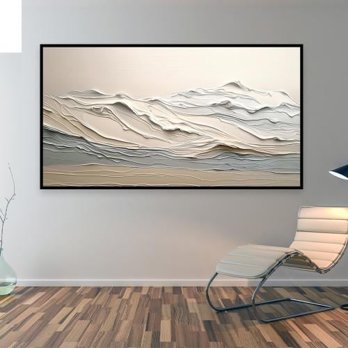 لوحة جدارية تجريدية بتصميم مودرن