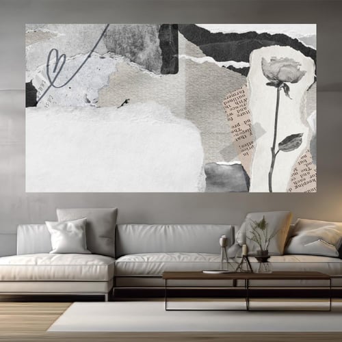 لوحة جدارية تجريدية بتصميم مودرن