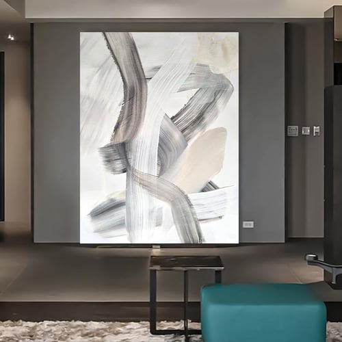 لوحة جدارية فن تجريدي مودرن 5