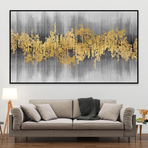 لوحة جدارية تجريدية بتصميم مودرن