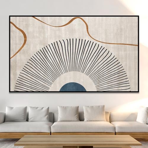 لوحة جدارية تجريدية بتصميم مودرن