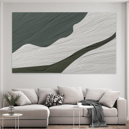 لوحة جدارية تجريدية بتصميم مودرن