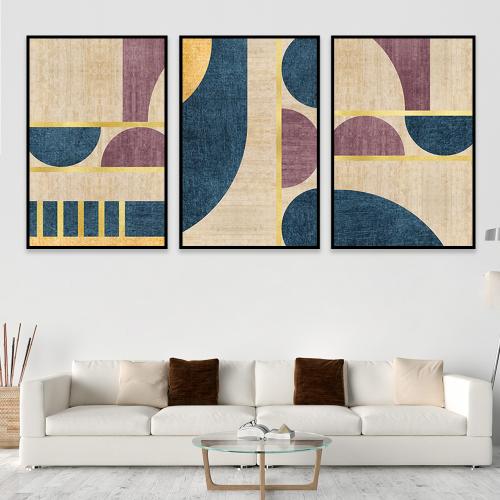 طقم من 3 لوحات بتصميم مودرن