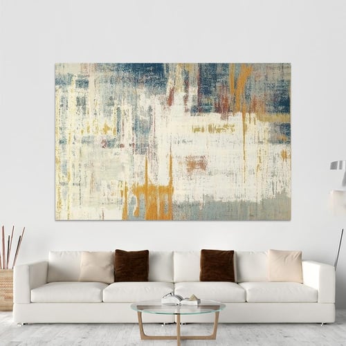 لوحة جدارية تجريدية بتصميم مودرن