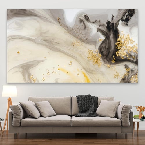 لوحة جدارية تجريدية بتصميم مودرن