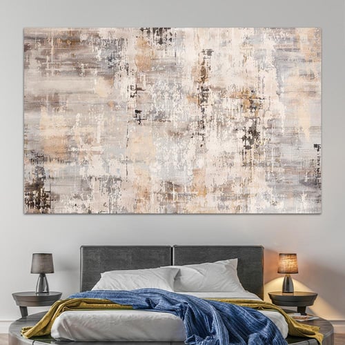 لوحة جدارية تجريدية بتصميم مودرن