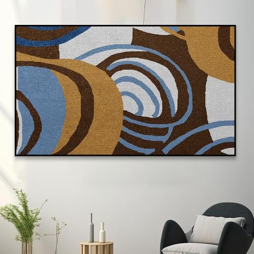 لوحة جدارية تجريدية بتصميم مودرن