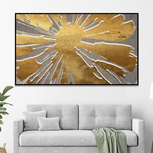 لوحة جدارية تجريدية بتصميم مودرن