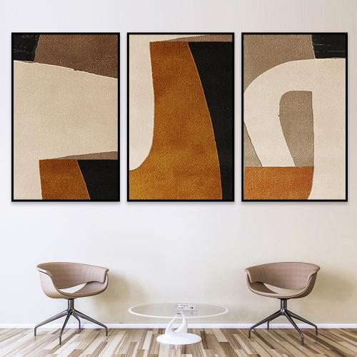 طقم من 3 لوحات بتصميم مودرن