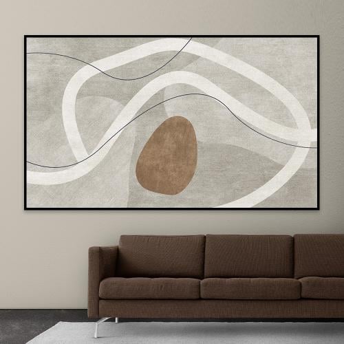 لوحة جدارية تجريدية بتصميم مودرن