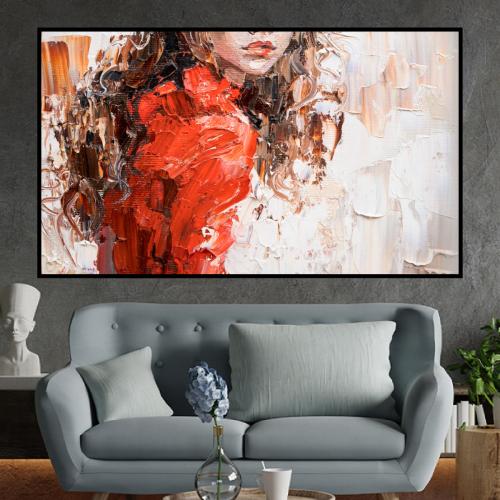 Artistic wall panel with a modern design