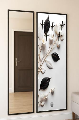 لوحة فنية مع مرايا وعلاقات