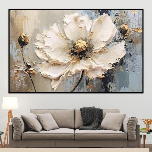 لوحة ورد بتصميم مودرن