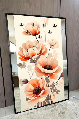 لوحة فنية مع مرايا وعلاقات