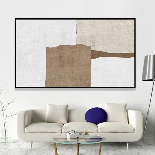 لوحة جدارية تجريدية بتصميم مودرن