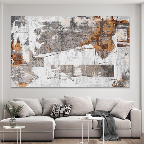 لوحة جدارية تجريدية بتصميم مودرن