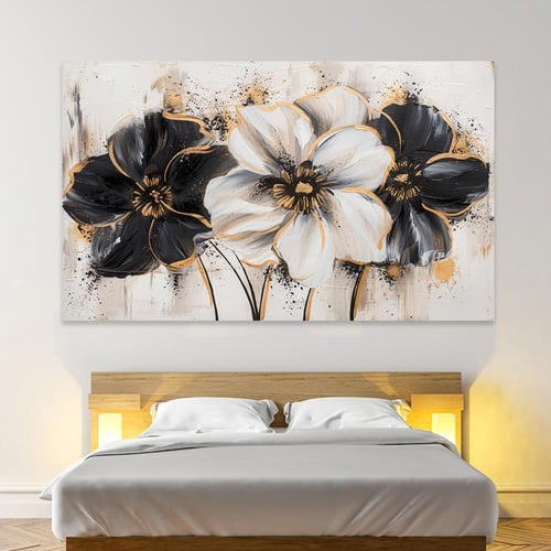 لوحة ورد بتصميم مودرن