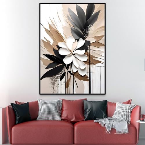 لوحة ورد بتصميم مودرن