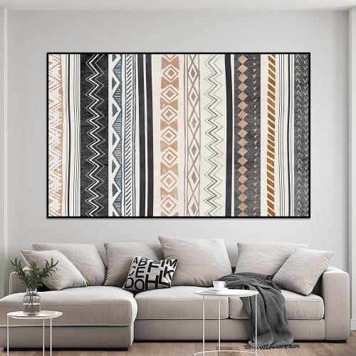 لوحة جدارية تجريدية بتصميم مودرن