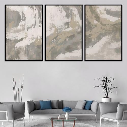 طقم من 3 لوحات بتصميم مودرن