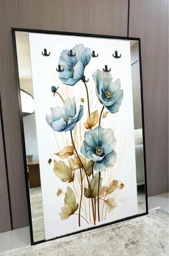 لوحة فنية مع مرايا وعلاقات