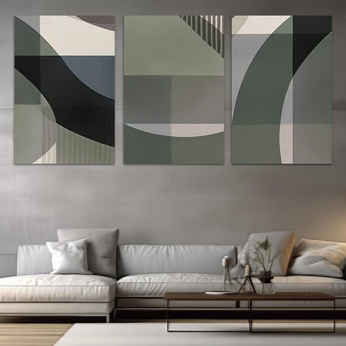 طقم من 3 لوحات بتصميم مودرن