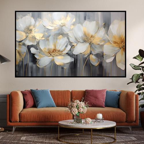 Flower plate with modern design