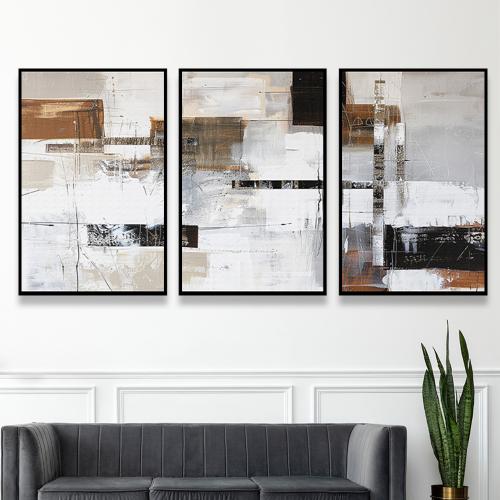 طقم من 3 لوحات بصميم مودرن