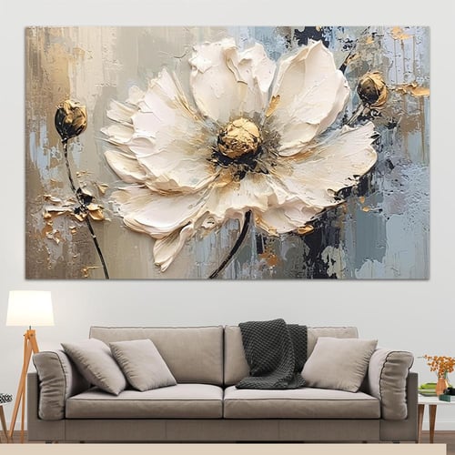 لوحة ورد بتصميم مودرن