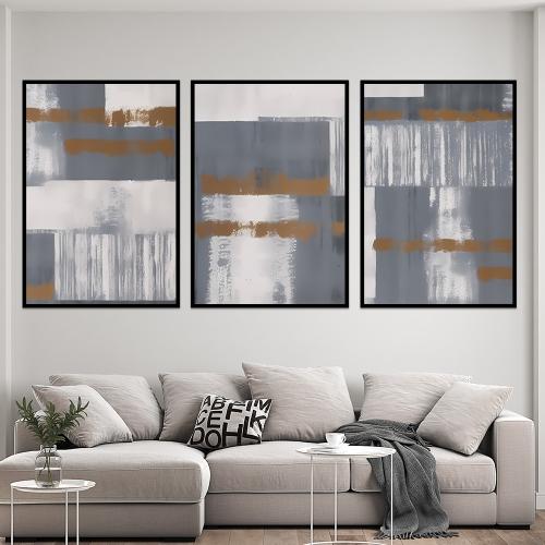 طقم من 3 لوحات بتصميم مودرن