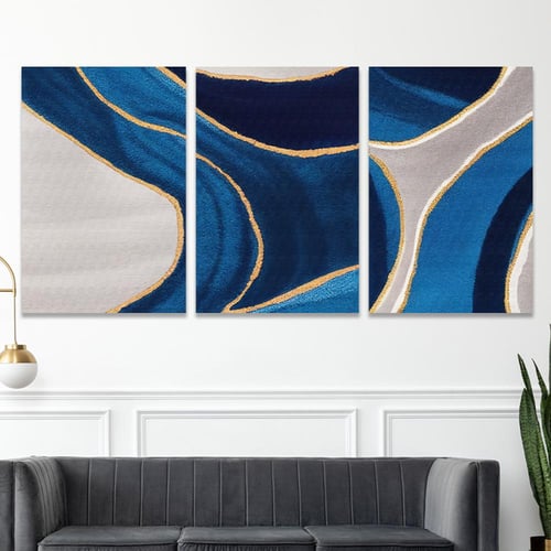 طقم من 3 لوحات بصميم مودرن