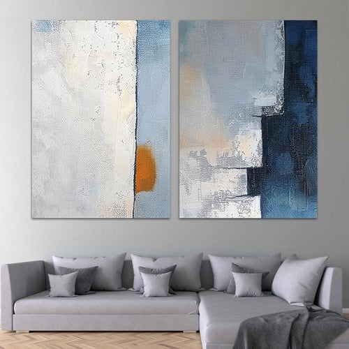 طقم مكون من عدد لوحتين بتصميم مودرن