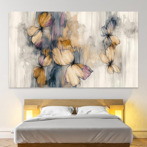 لوحة جدارية تجريدية بتصميم مودرن