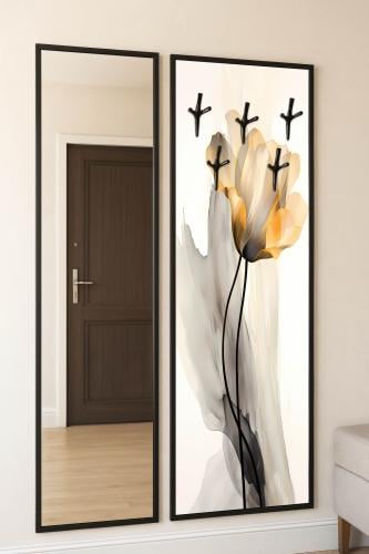 لوحة فنية مع مرايا وعلاقات