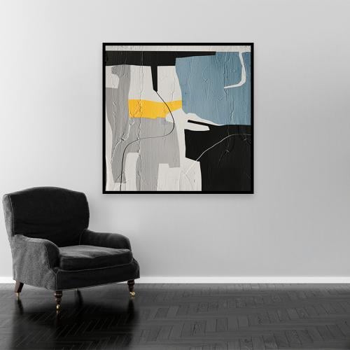 لوحة جدارية فن تجريدي مودرن