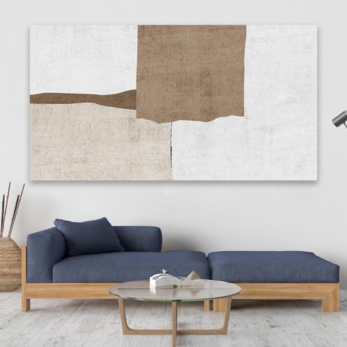 لوحة جدارية تجريدية بتصميم مودرن