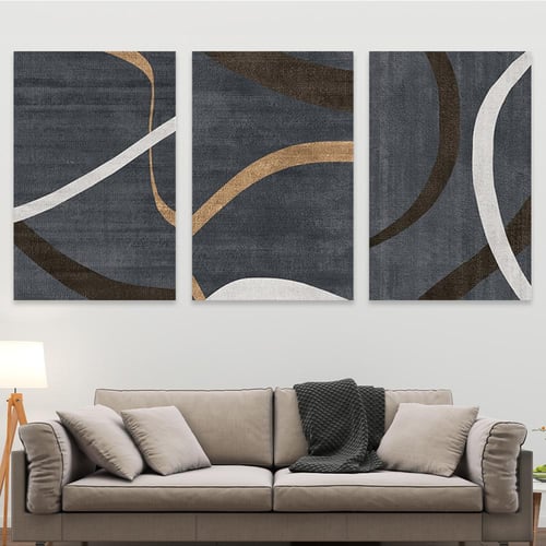 طقم من 3 لوحات بتصميم مودرن