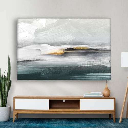 لوحة جدارية تجريدية بتصميم مودرن