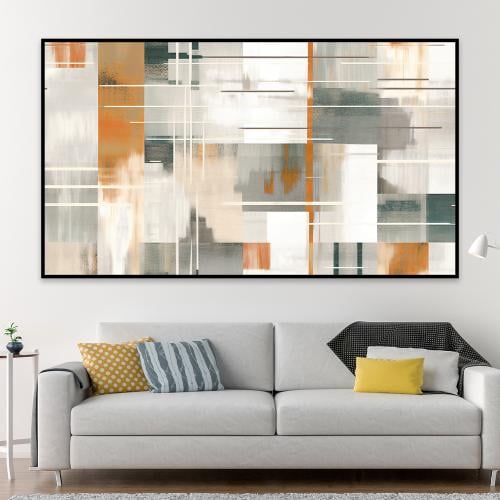 لوحة جدارية تجريدية بتصميم مودرن
