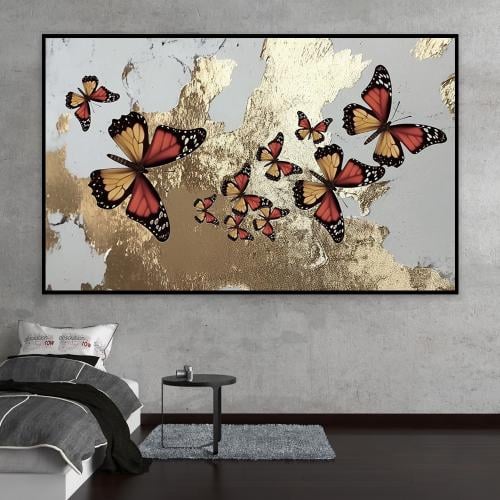 لوحة ورد بتصميم مودرن